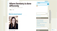 Desktop Screenshot of dentistrydonedifferently.com