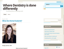 Tablet Screenshot of dentistrydonedifferently.com